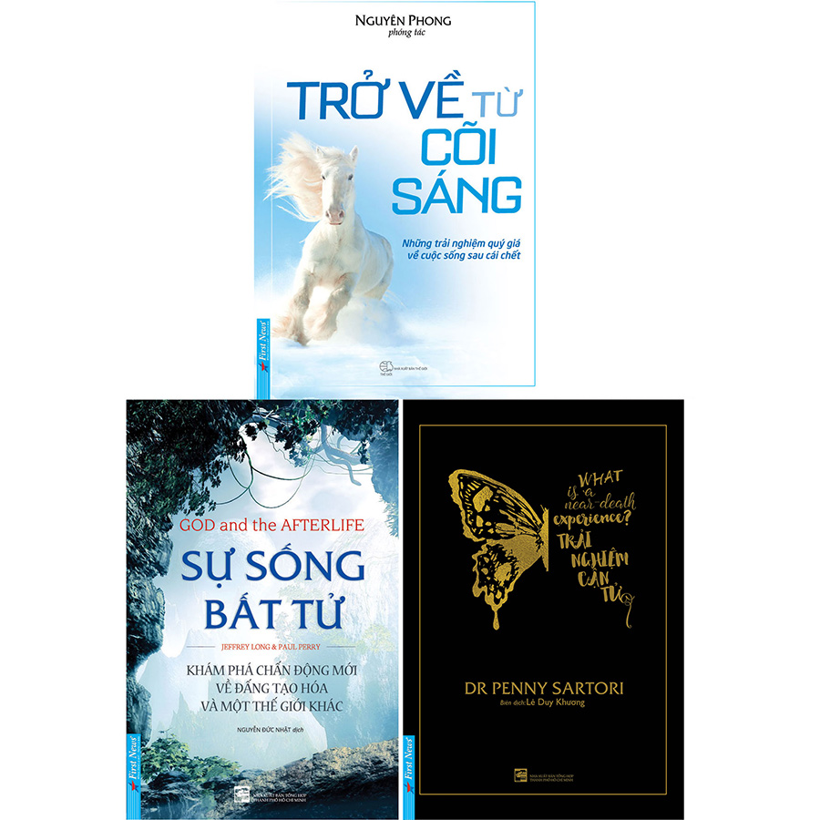 Combo 3 Cuốn Giải Mã Sự Sống Gồm: Trải Nghiệm Cận Tử + Mật Mã Sự Sống + Trở Về Cõi Sáng