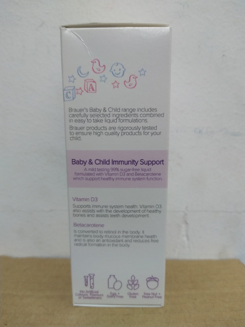 Vitamin tổng hợp hỗ trợ miễn dịch Immunity Support Brauer Giúp bé phát triển khỏe mạnh - Massel Official