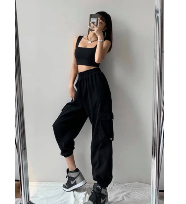 Áo Croptop dáng bra 2 dây bản to quyến rũ chất bozip 1 lớp thoáng mát phối blazer cardigan đồ tập gym thời trang