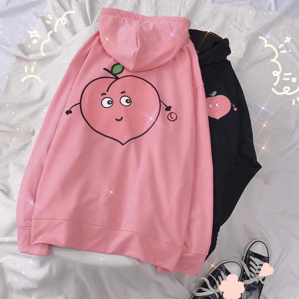 Áo Khoác Unisex Cardigan Hình Trái Cây Ngộ Ngỉnh Thun Nỉ Ngoại Freesize 70kg AK96