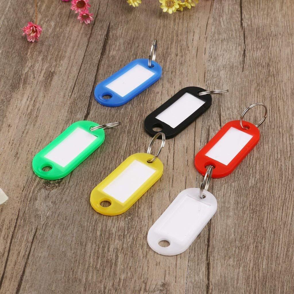 50 MÓC KHÓA THẺ GHI CHÚ HÀNH LÝ, ĐÁNH DẤU CHÌA KHÓA, THẺ TÊN NAME TAG GHI THÔNG TIN