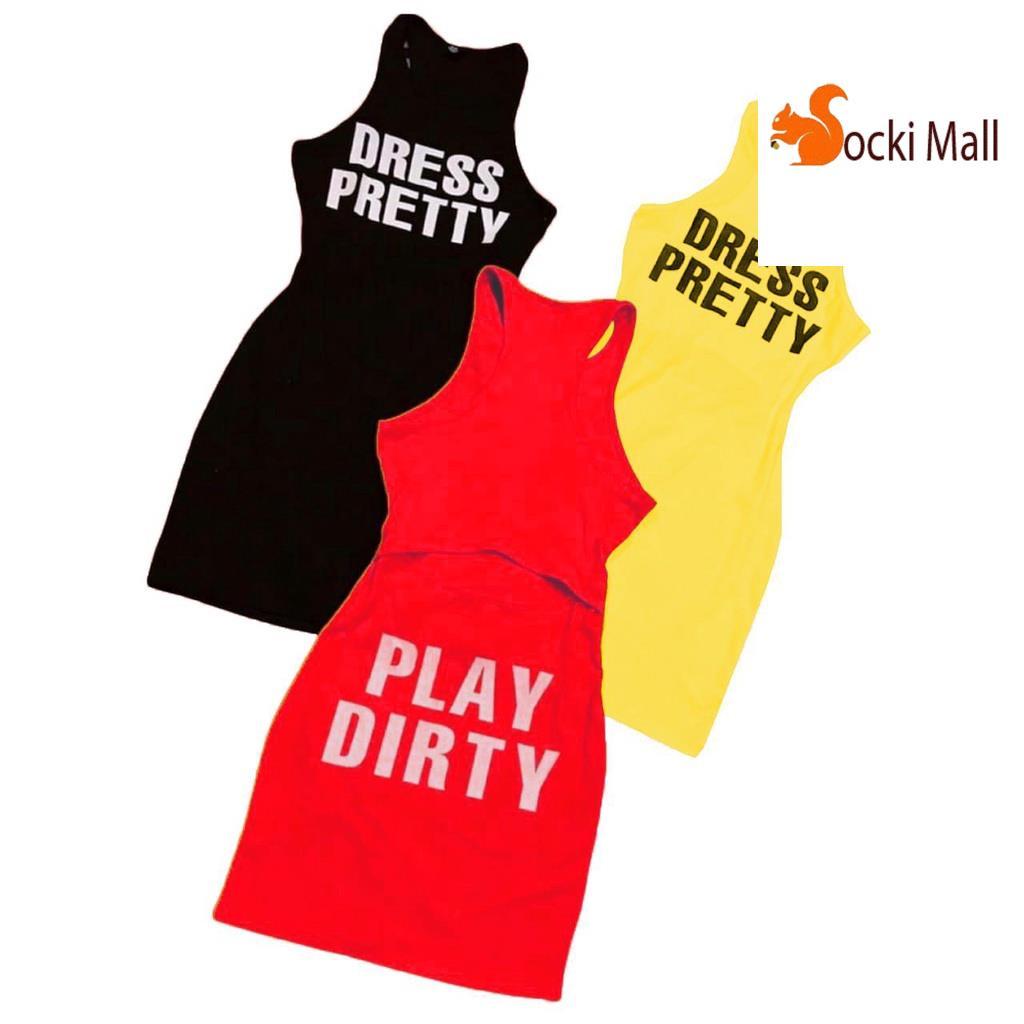 Thời trang trẻ em - Váy đầm ôm body cho bé gái 7-37kg, kiểu hot girl, 100% cotton- SockiMall