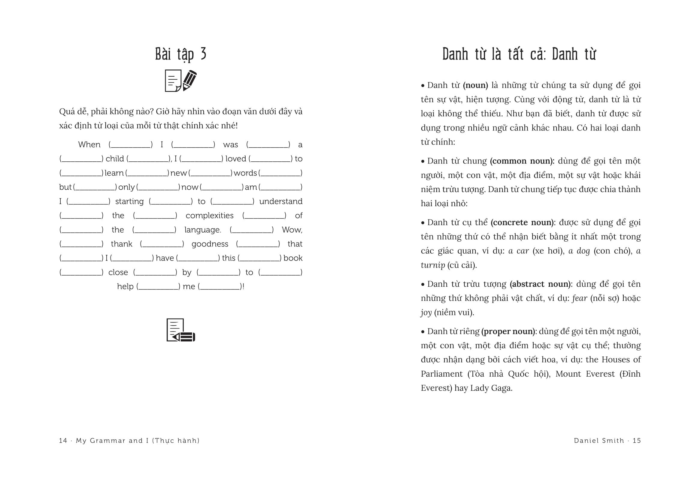 My Grammar And I - Thực Hành
