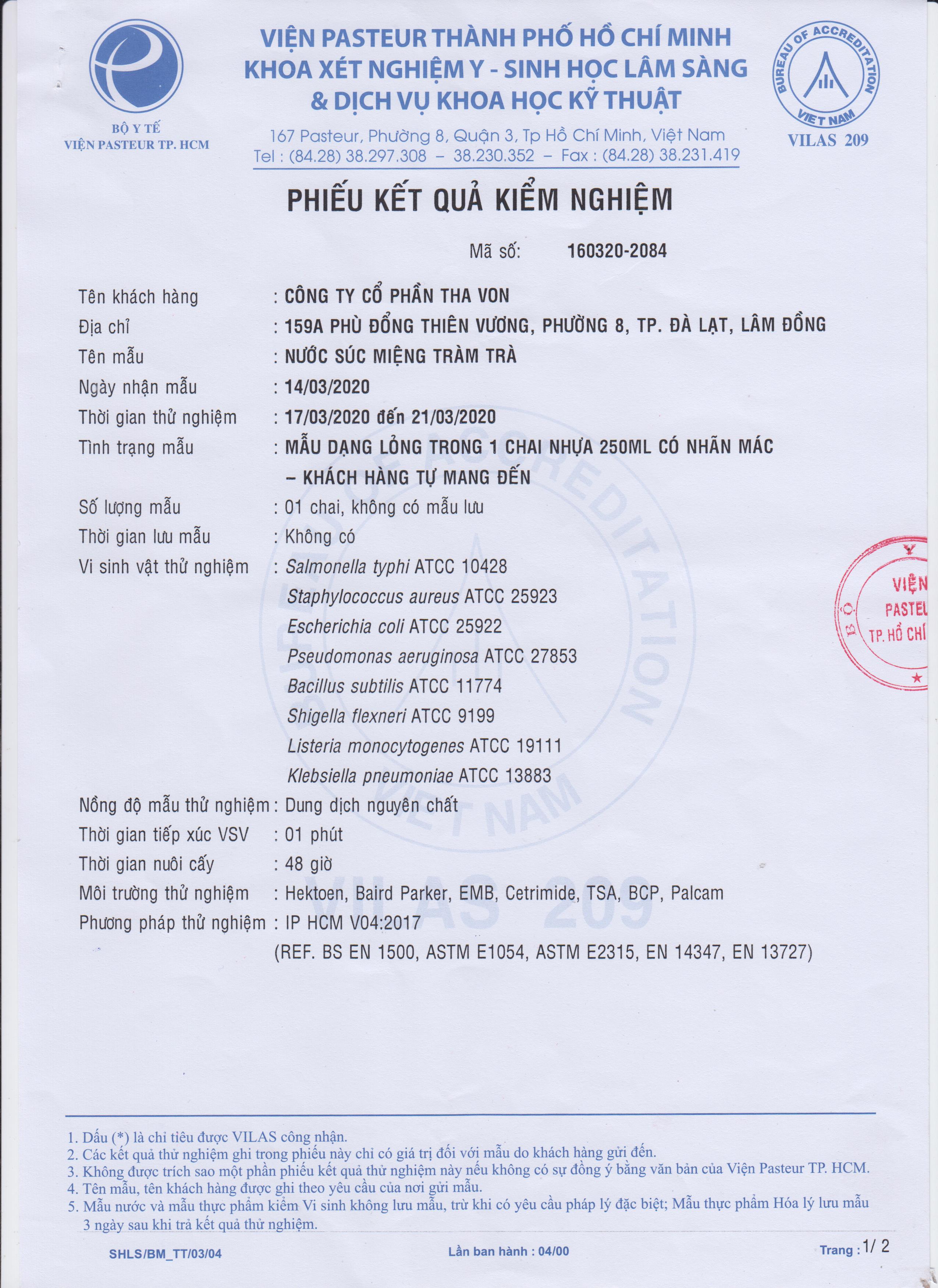 Nước Súc Miệng Tràm Trà 250 ml  Dùng sau khi đánh răng , tinh dầu tràm trà giúp bảo vệ suốt 24 giờ  Ngăn ngừa vi khuẩn gây sâu răng , viêm nướu , Sát khuẩn cổ họng