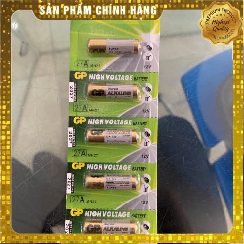 Vỉ 5 Viên Pin 12V 27A điều khiển cửa cuốn điều khiển tivi đồ chơi