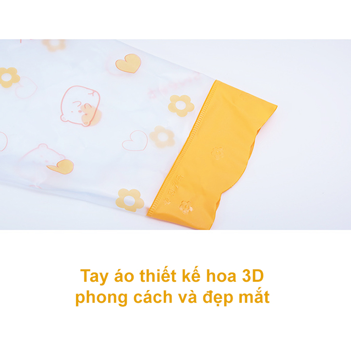 Áo mưa cho bé trai và bé gái 4-10 tuổi có thể làm phồng nón trùm chấp poly cao cấp hình thú đủ màu đáng yêu – AM014