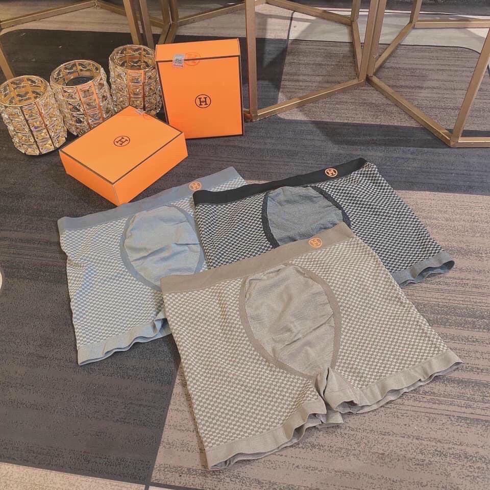 Hộp 3 quần sịp đùi nam siêu co giãn