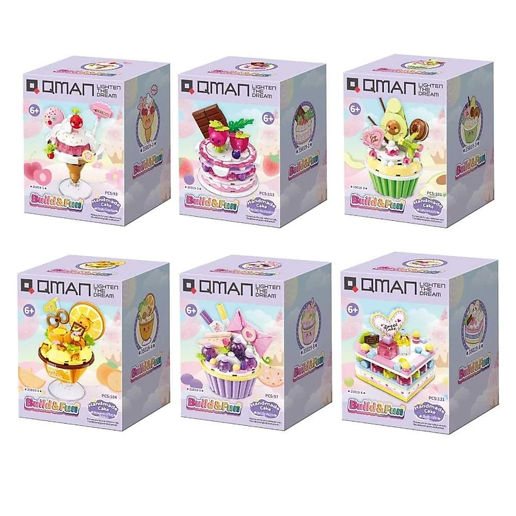 Đồ chơi - Bộ đồ chơi xếp hình mô hình món tráng miệng thủ công 35019 - QMAN - giao lẻ ngẫu nhiên