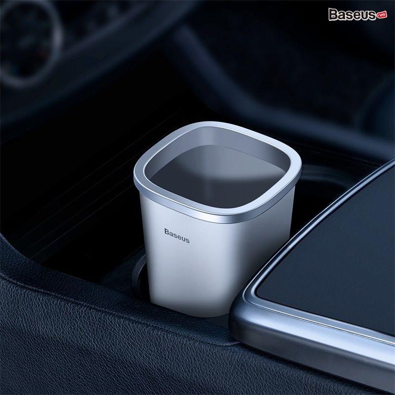 Bình đựng rác mini Baseus Dust-free Vehicle Mounted Trash Can đùng trên ô tô hoặc bàn làm việc