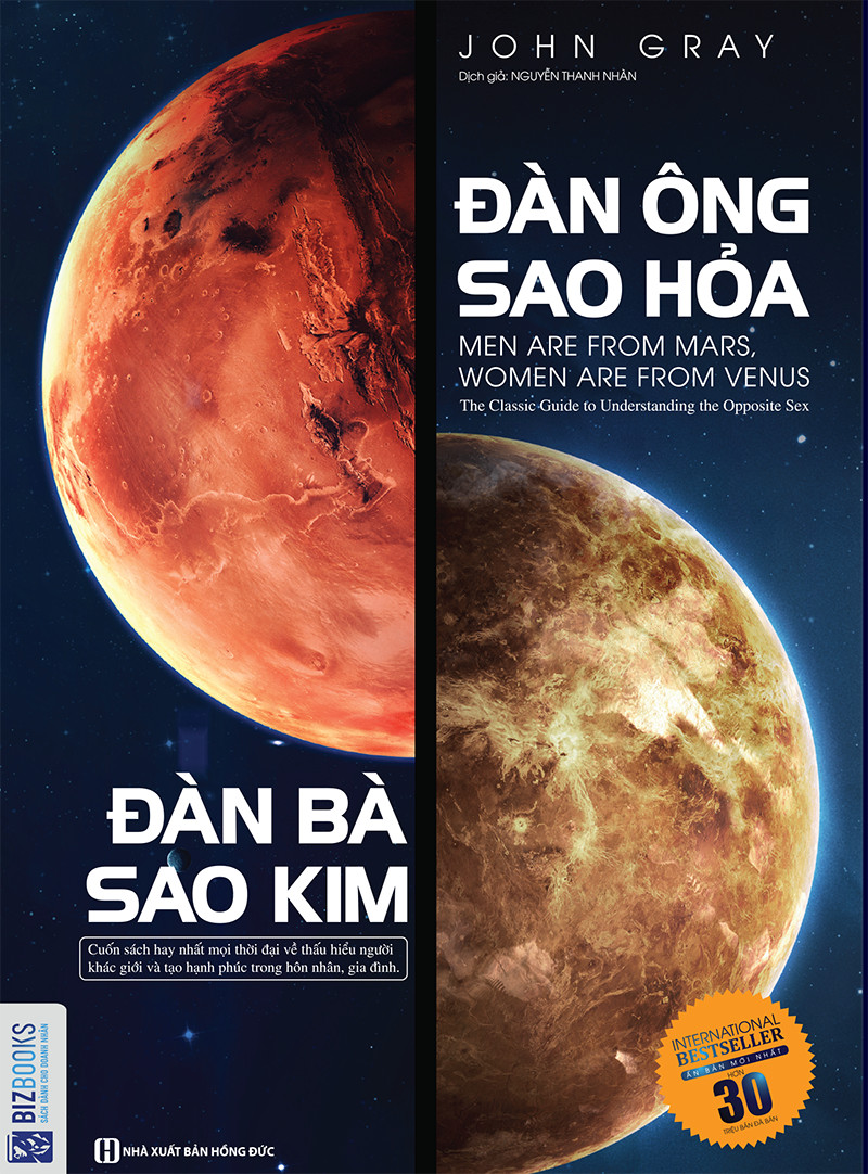 Combo Đàn ông sao hỏa đàn bà sao kim - Cặp đôi thông minh sống trong giàu sang