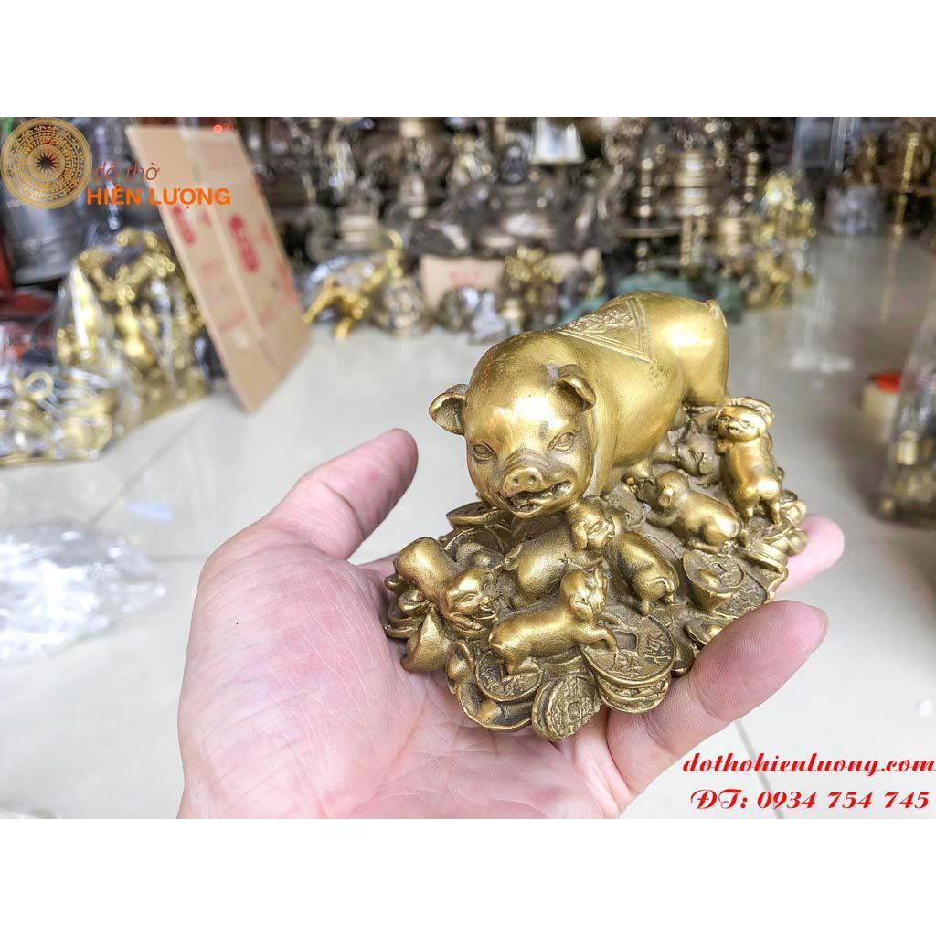 Tượng Heo Mẹ Và Đàn Heo Con - Tượng Heo Đàn