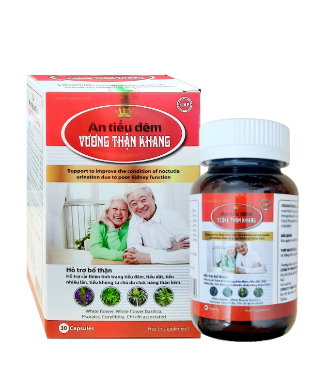An tiểu đêm Vương Thận Khang giúp cải thiện các hoạt động sinh lí của thận, lọc và bài tiết nước tiểu – Lọ 30 viên