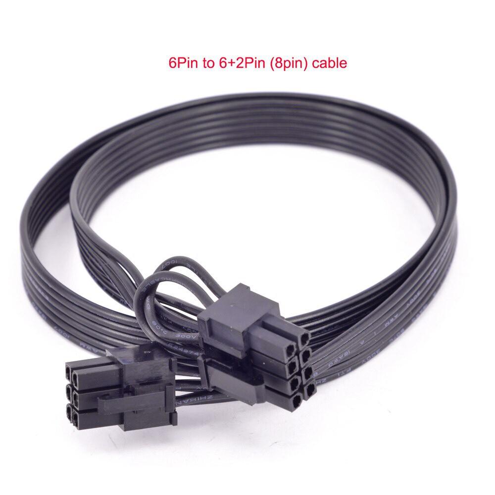 COOLER MASTER Dây Cáp Nguồn 1200W M2 1500W 1000W 850W PCIe 6pin Sang Dual 6 + 2Pin PCI express 8pin GPU 6pin Đến 8pin