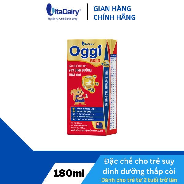 SBPS Oggi Suy Dinh Dưỡng Gold 180ml ( lốc 4 hộp )