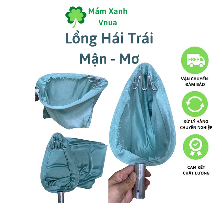 Lồng Hái Trái Cây - Vợt Hái Trái Cây - Mận - Mơ - Quả Chùm Chuyên Dụng