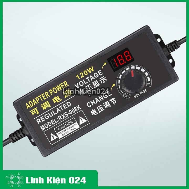 Adapter Điều Chỉnh Điện Áp 9-24VDC Màn Hình Hiển Thị
