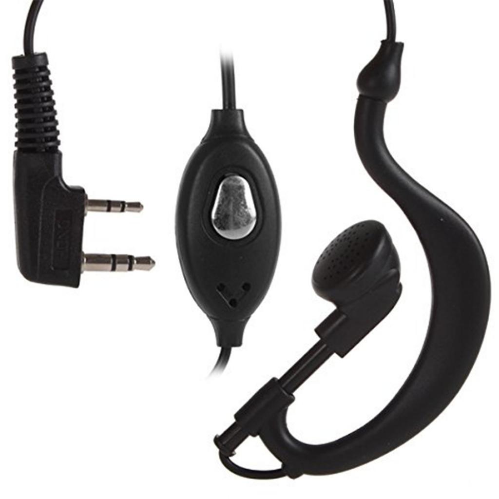2-3pack 20 Pieces G Shape Ear-Clip Earpiece Headset with Mic