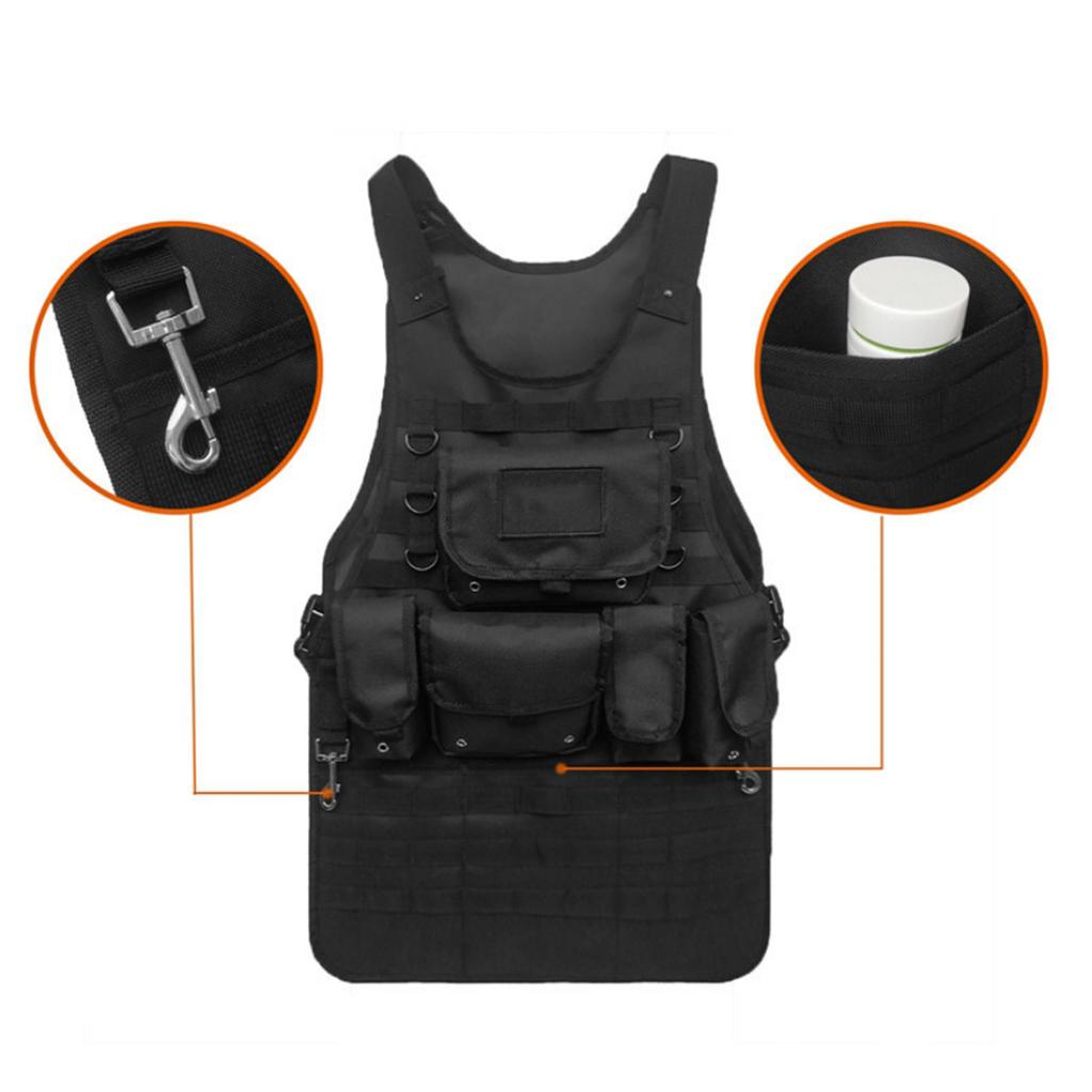 Footful Molle Tạp Dề Với Nhiều Túi Đựng Có Thể Tháo Rời Miếng Dán Cường Lực Và Có Thể Điều Chỉnh Mặt Dây Đeo