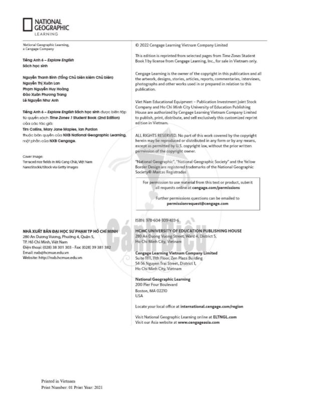 Bài Học Tiếng Anh Lớp 6 - Explore Our World