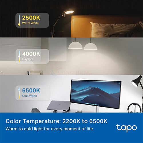 Đèn Wifi TP-Link Tapo Smart Wifi Multicolor L535E - Hàng chính hãng