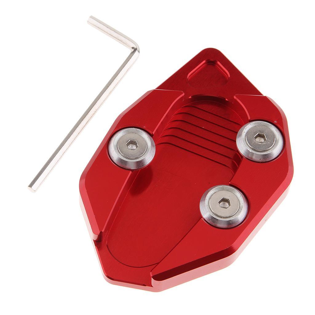 Kickstand Side Stand Extension Pad Plate for T-MAX530 08-14 Red