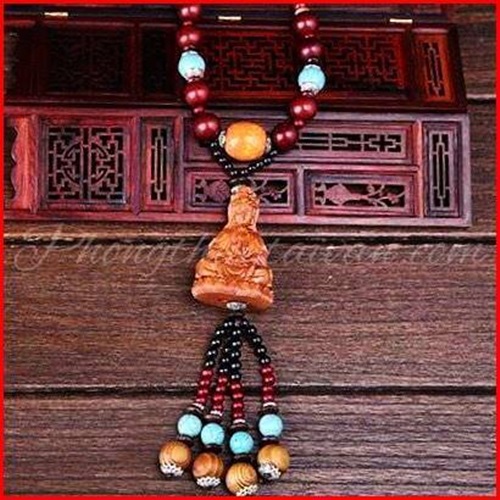 Dây treo ô tô hình Phật mẹ Quan Âm - Phong thủy