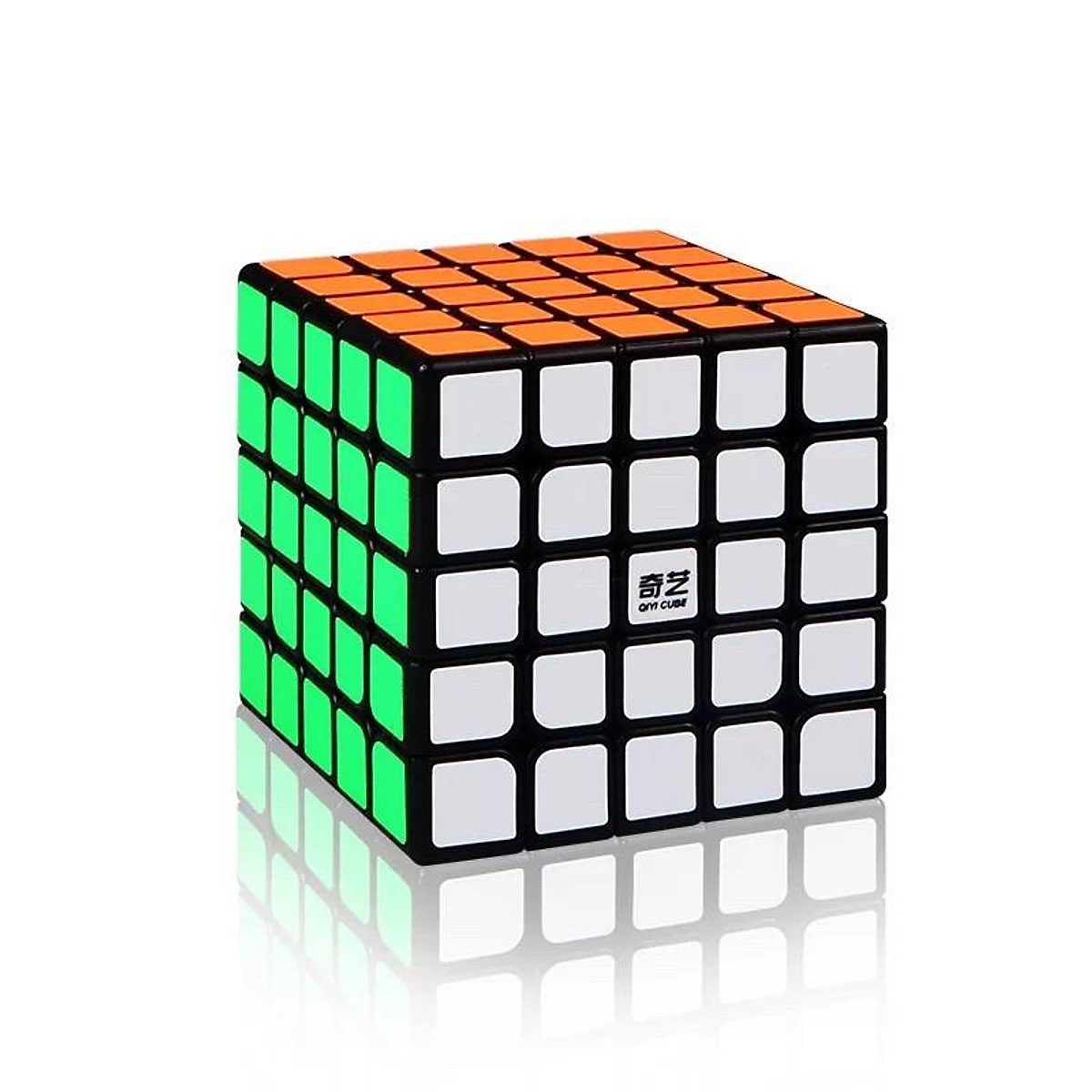 Rubik 5x5 viền đen cao cấp - Tặng kèm chân đế