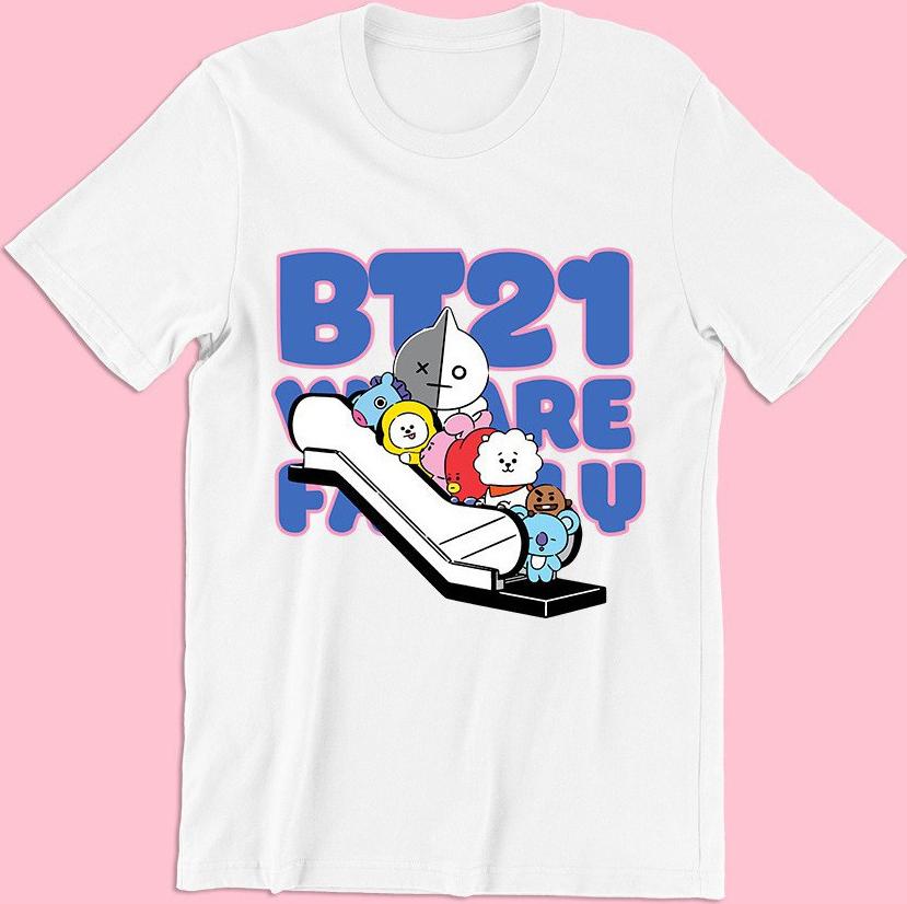 Áo thun BT21 BTS áo phông ngắn tay