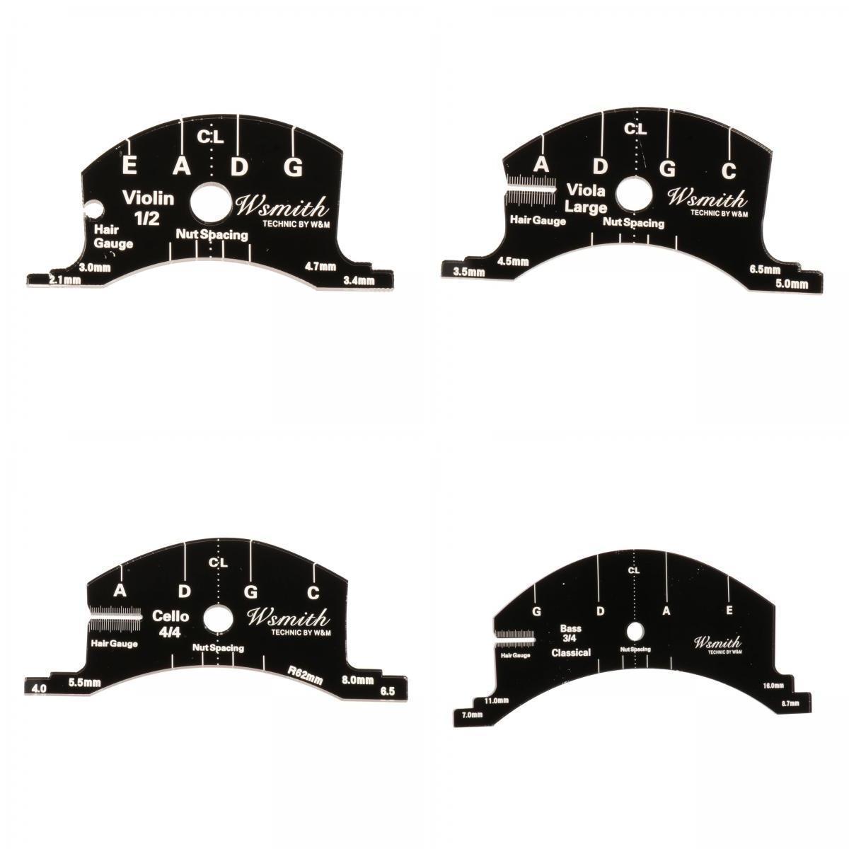 Violin String Bridge Multifunction  Template for Violin /Viola /Cello