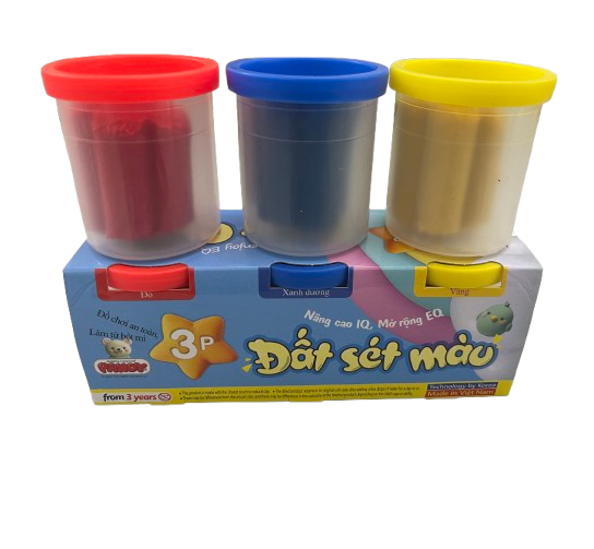 Đồ chơi bột nặn màu sắc loại 3 hủ  PANDY thương hiệu Hàn Quốc