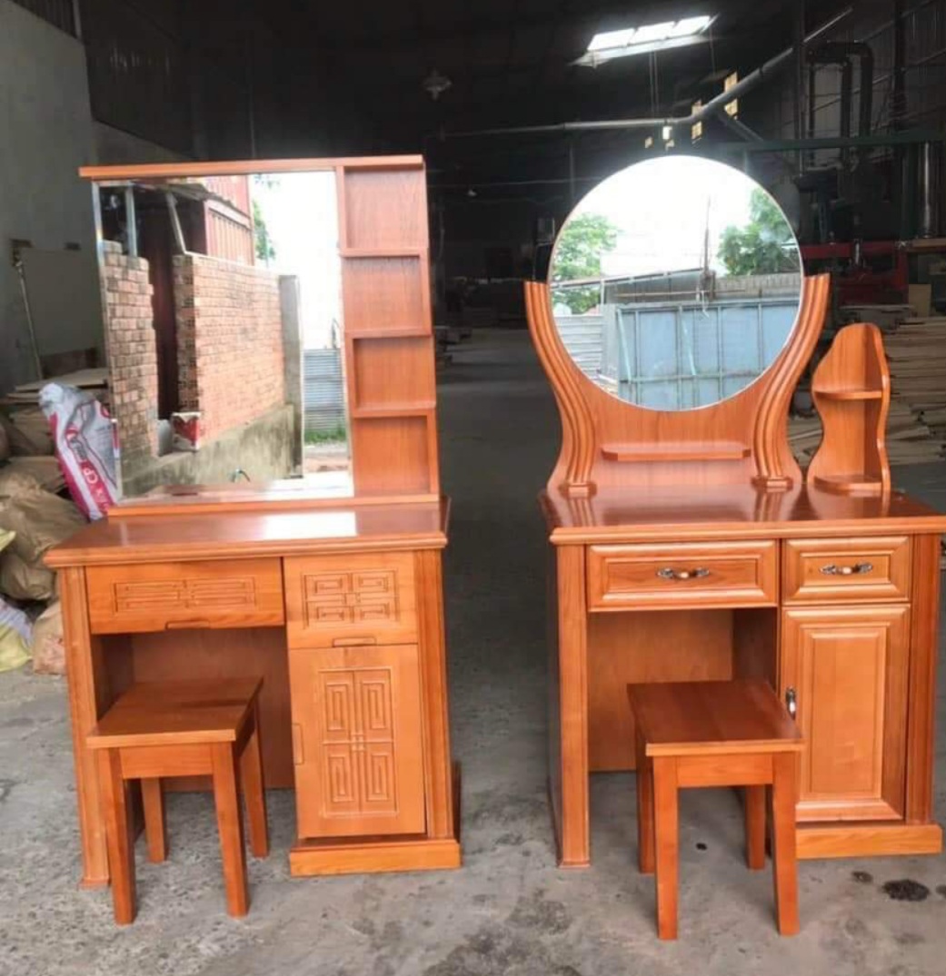 Bàn Phấn Bàn Trang Điểm gỗ Xoan Đào...1 M2