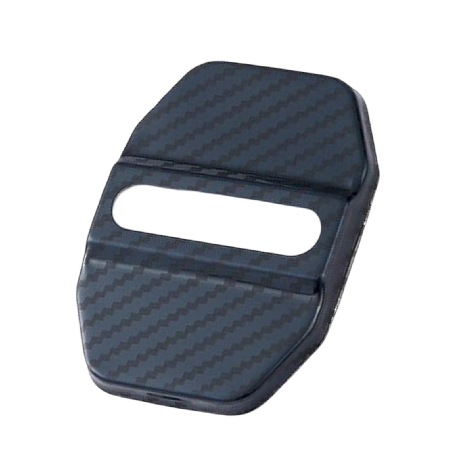 4  Door Lock Covers for    Stainless Black