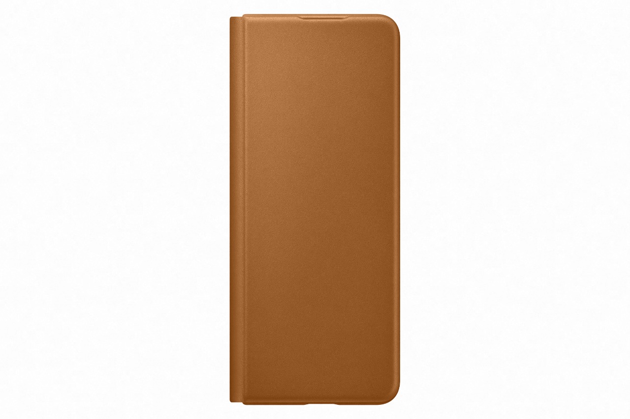 Bao da Samsung Z Fold 3 5G - Leather Flip Cover - Hàng chính hãng