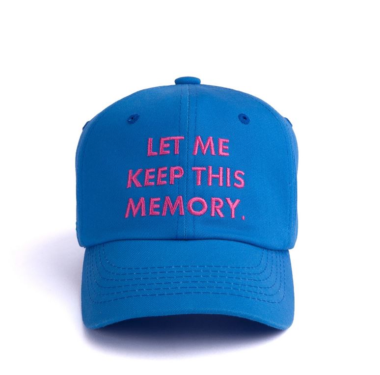 PREMI3R Mũ lưỡi trai Nón LOPE KEEP MEMORY CAP blue  phong cách hàn quốc 2034