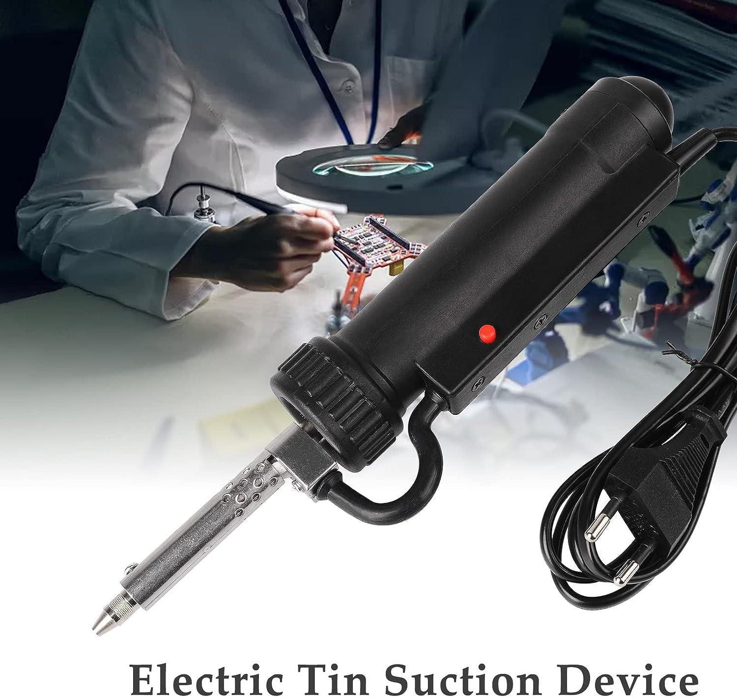 Bơm hút thiếc hàn điện tự động, bơm hút thiếc chân không hàn, hút thiếc tự động điện tử, bảo trì điện tử, dụng cụ tháo lắp
