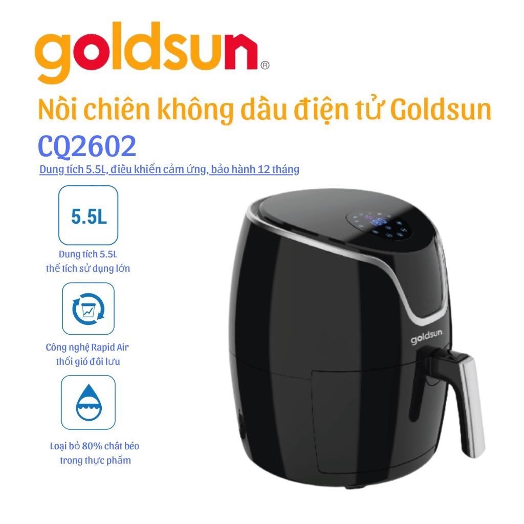 Nồi chiên không dầu Goldsun CQ2602 (5.5L) - Hàng Chính Hãng