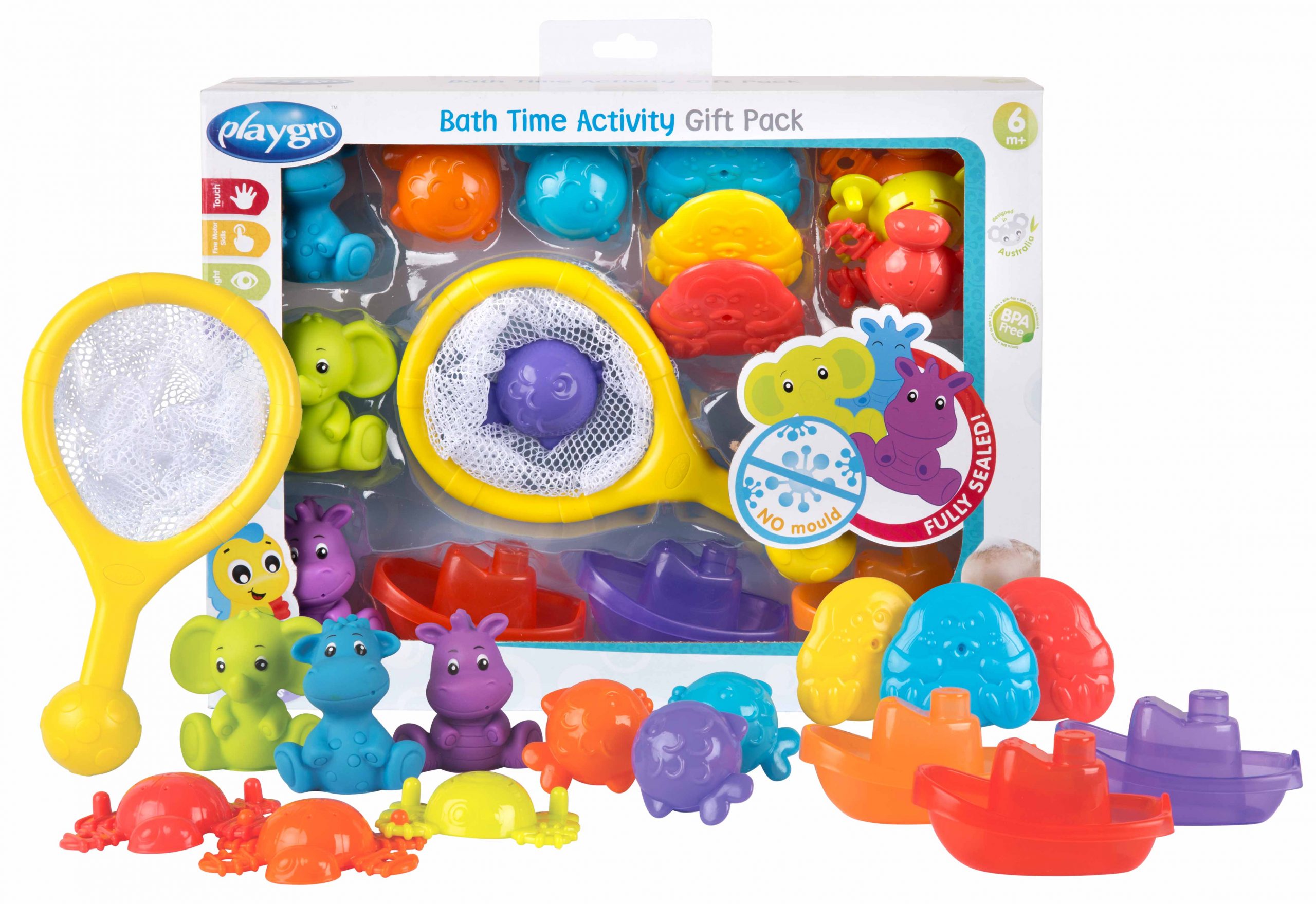 Bộ Quà Tặng Đồ Chơi Tắm Playgro, Cho Bé Từ 6 Tháng