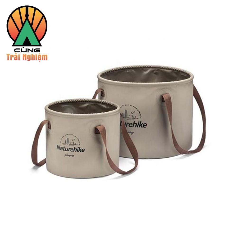 Xô Du Lịch Gấp Gọn Hình Trụ Naturehike Dành Cho Dã Ngoại, Cắm Trại NH20SJ040