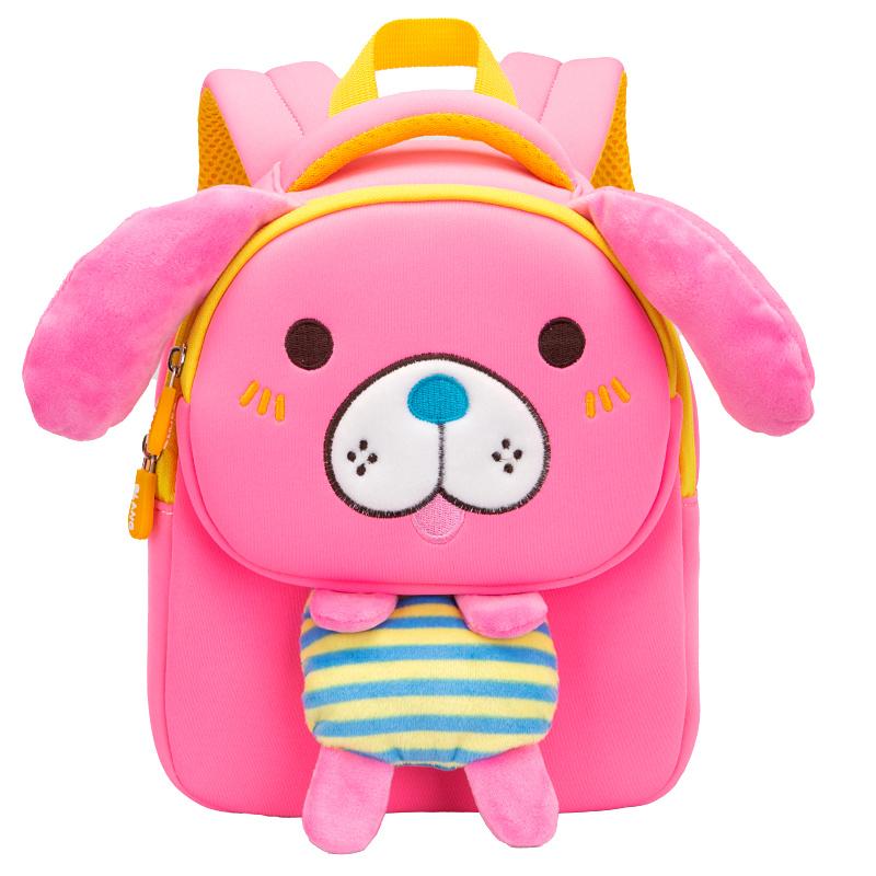 DORIKYDS Hoạt Hình Trẻ Em Sang Trọng Ba Lô Sang Trọng Đồ Chơi Chó Ngăn Lưu Trữ Con Ba Lô Túi Thời Trang Dễ Thương Cho Trẻ Em Quà Tặng