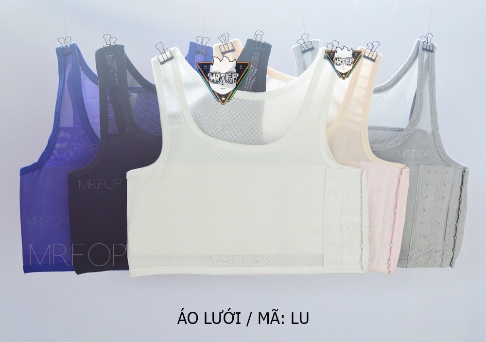 Áo vải lưới móc gài hông trái Tomboy Transguy