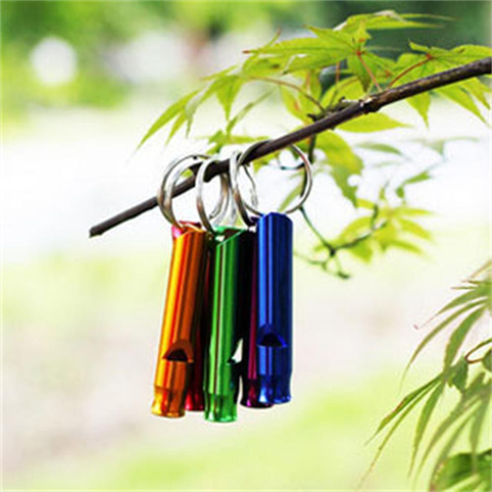 Aluminum Emergency Whistles Outdoor Survival Camping Adventure Whistle Trekking Lifeguard Whistle