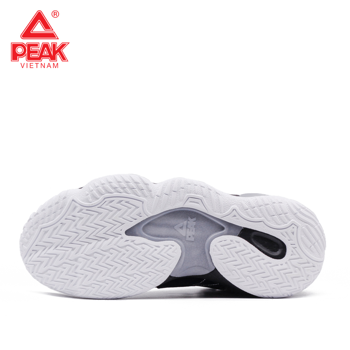 Giày bóng rổ Nam PEAK Beast E14021A - Màu Đen Trắng