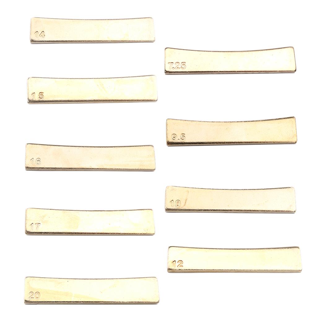 Golden Guitar Radius Fingerboard Fret Press Caul Insert for Guitarist Luthier Tool