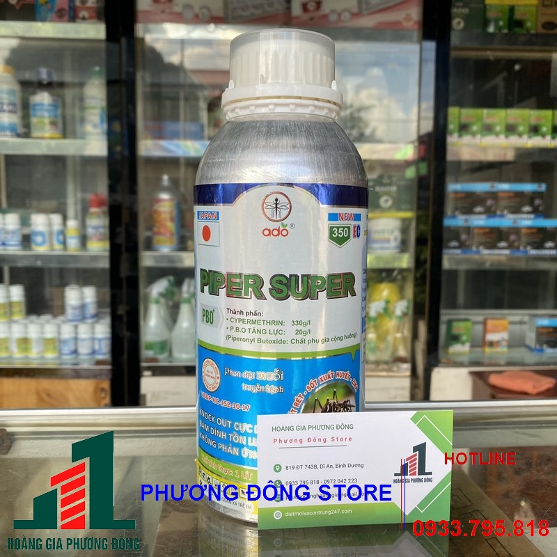 Thuốc diệt muỗi Piper Super 350EC _ chai 1 lít