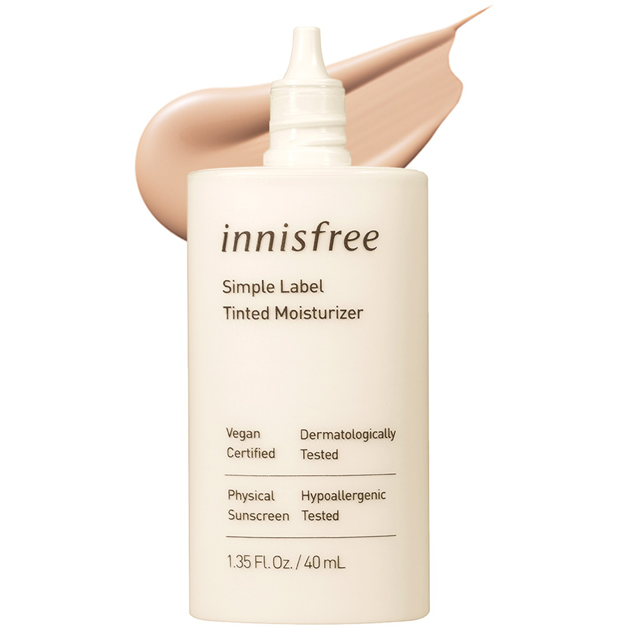 Kem Lót Thuần Chay Innisfree Simple Label Tinted Moisturizer #3 40ml - 131172434