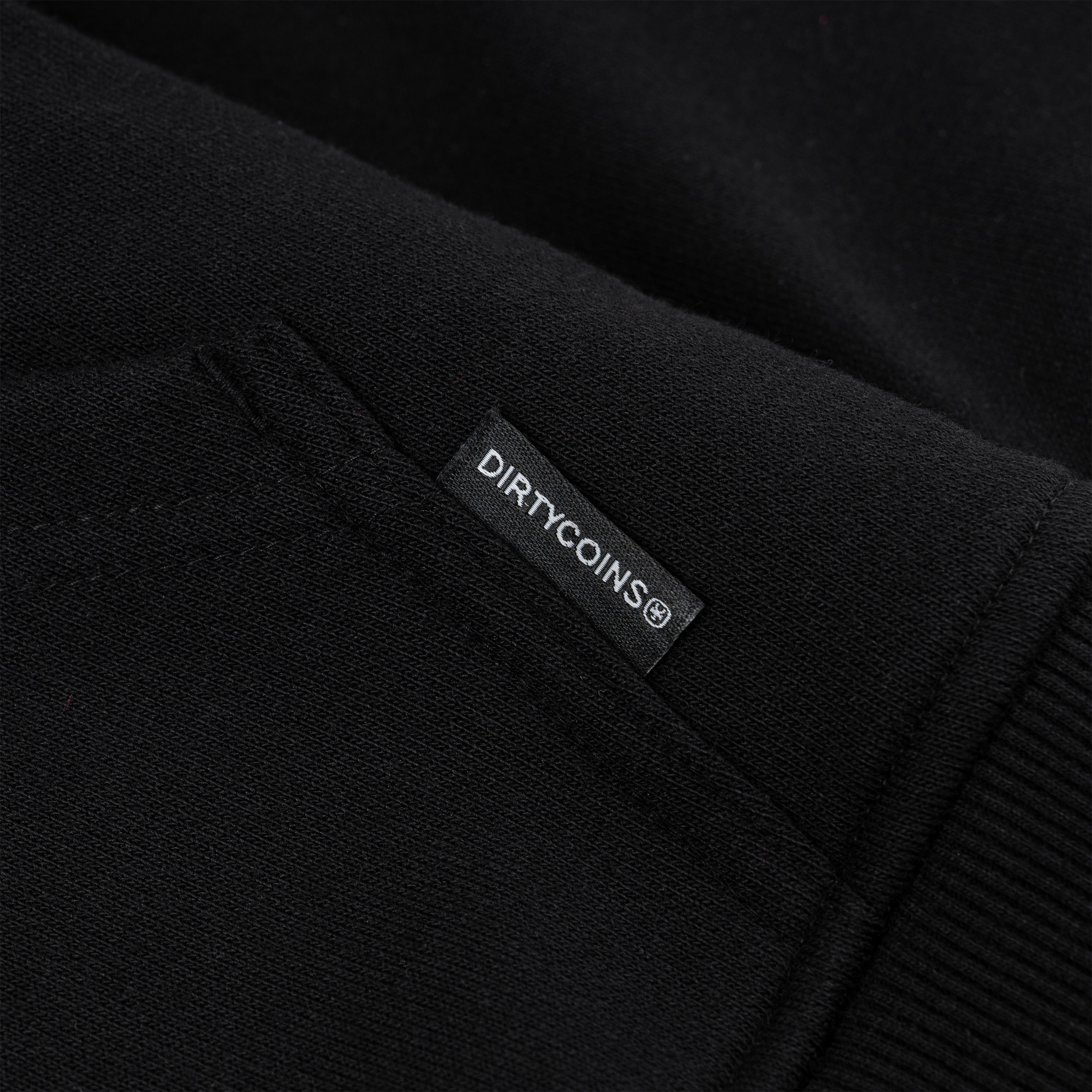 Áo Khoác DirtyCoins Y Patch Zipped Hoodie - Black