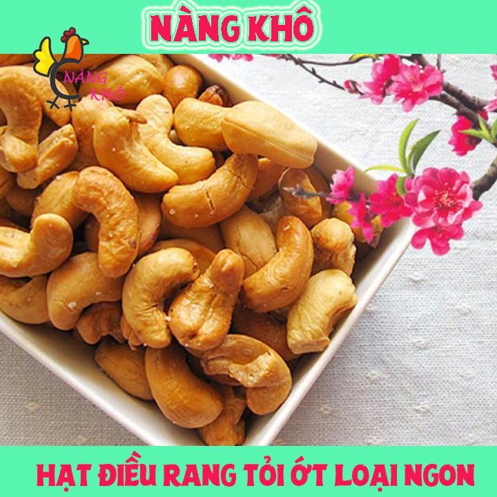 100 GR Hạt Điều Rang Tỏi Ớt Loại 1 ( điều nguyên ) | Nàng Khô