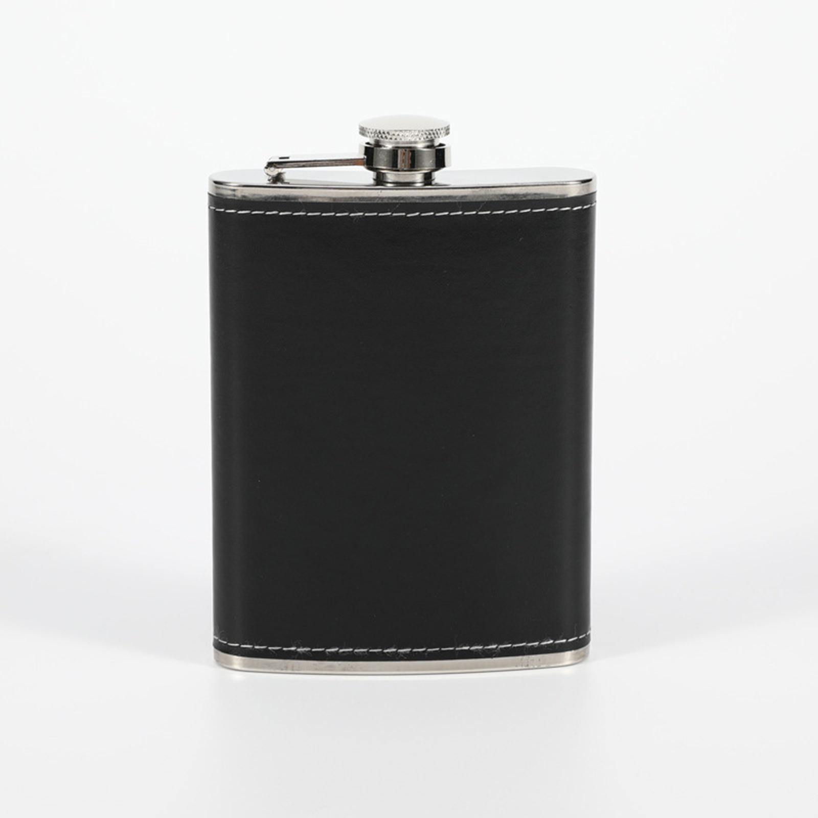 Matte Hip Flask Stainless Steel Leakproof for Wedding Party Fishing Sparkle