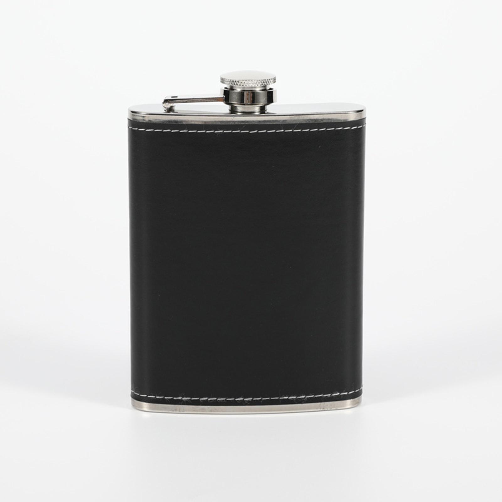 Matte Hip Flask Stainless Steel Leakproof for Wedding Party Fishing Sparkle