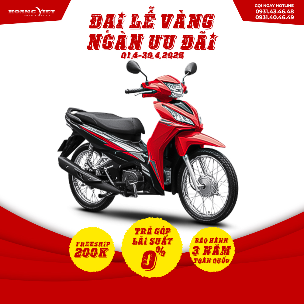 Xe máy Honda Wave RSX 2024 - Phiên Bản Tiêu Chuẩn